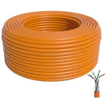 BIGtec CAT7 Verlegekabel orange KAT7 4x2xAWG23/1