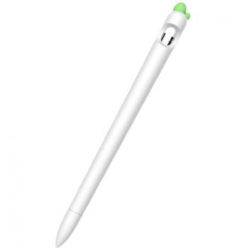 Carrot Pattern TPU Silicone Cap Holder for Apple Pencil 1