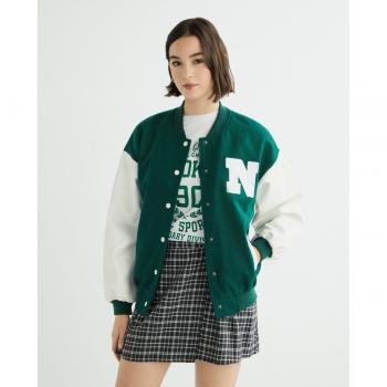 Chaqueta College Verde Kessel para Mujer - Noisy May