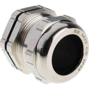 Conector Estanco de Latón Chapado M32