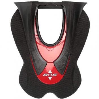Alpinestars Supporto Collo BNS Tech Carbon Nero Rosso Taglia Unica