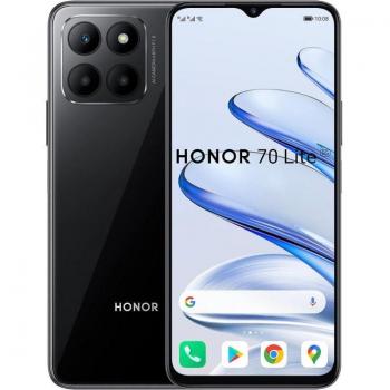 Honor 70 Lite 5G, 128GB Almacenamiento Negro Medianoche