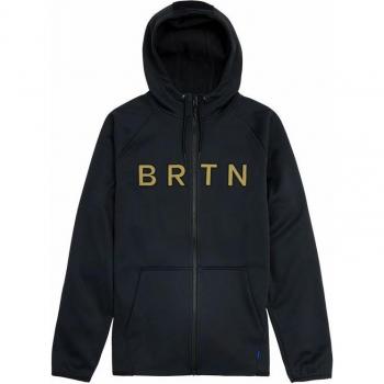 Sudadera Burton Crown Weatherproof Full-Zip Fleece Negro