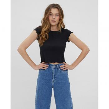 Top Vero Moda de manga corta con volantes