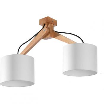 Illuminazione a Filo Sollux con 2 Luci in Legno