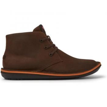 Botines de piel marrón Camper para hombre