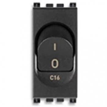 Vimar Interruttore Mt 1P+N C16 120-230V Grigio 19405.16