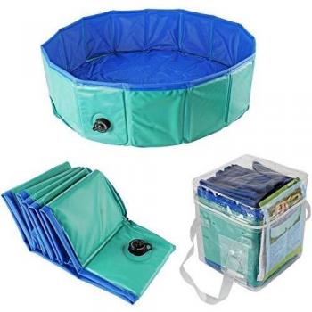Piscina para Perro Pequeña 80 x 20 x 20 cm Verde