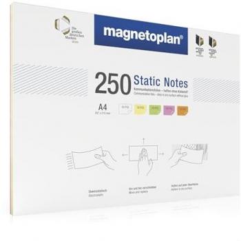 Magnetoplan® Notizzettel Static Notes - DIN A4 - 250 Stück