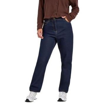 Jeans Large 100% Coton Délavé Marron PixieGirl Petite