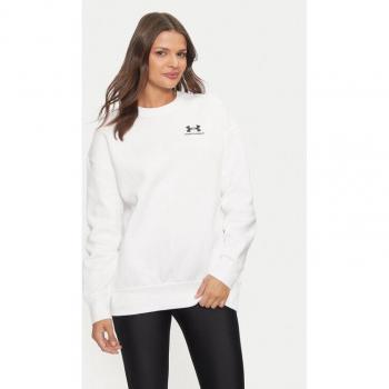 Under Armour Sweatshirt Essential in Weiß, locker sitzend