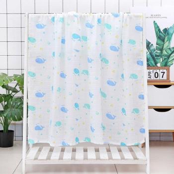 120cm x 110cm Muslin Baby Blanket