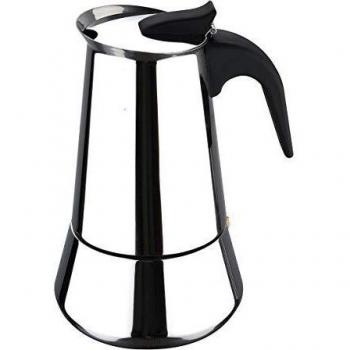 Cafetera de Acero Inoxidable para 4 Tazas Bergner