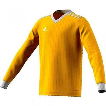 Adidas Junior Tabela 18 Yellow-White Long Sleeve Jersey