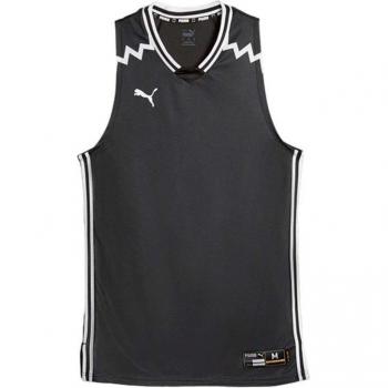 Puma Hoops Team Game Jersey Schwarz für Herren