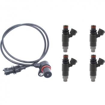 Mitsubishi Canter Crankshaft Position Sensor with 4-PCS Fuel Injector Nozzles for Chevy Tracker & Mirage