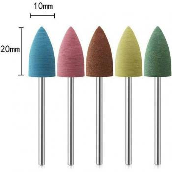 5pc Rubber Nail Buffer Set