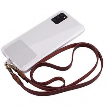 Suspension Smartphone en Cuir Synthétique Marron