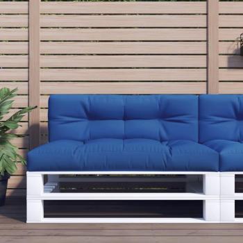 Almofada Grande para Sofá de Paletes 120x40x12 cm Azul
