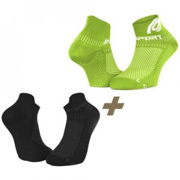 Chaussettes BV Sport Light 3D Ultra (x2) Noir Unisexe 42/44