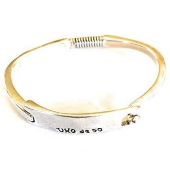 Pulsera Unode50 PUL1863MTL0000M unisex 58 mm metal chapado plata