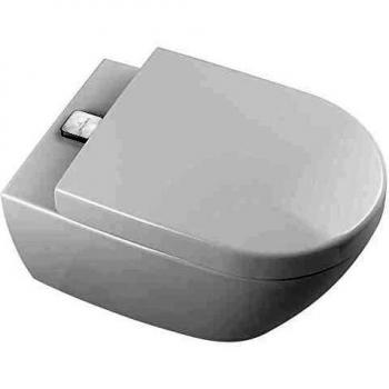 Villeroy & Boch Subway 2.0 Tiefspül-WC DirectFlush, ViFresh, wandhängend, ohne Spülrand, 370 x 560 x 365 mm, Weiß Alpin, CeramicPlus