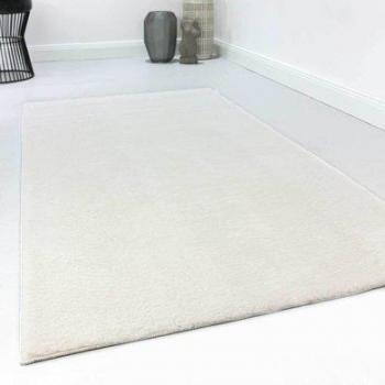 Tapis à poils ras écru 120x170 cm