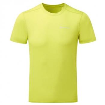 Montane Maglietta Dart Lite a Maniche Corte per Uomo - Limone XL