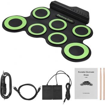 Digital USB 7-Pad Electronic Drum Set