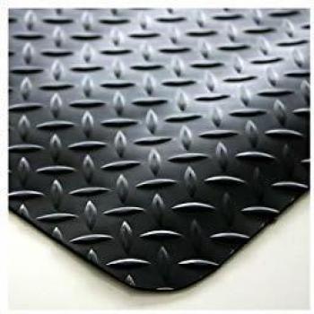 Arbeitsplatzbodenbelag Fertigmatte L1500xB900xS14mm schwarz PVC COBA
