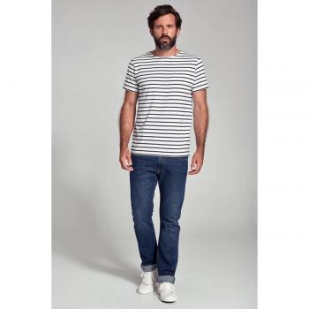 T-shirt Armor-Lux a maniche corte Stripes 105660vtper27 White XL