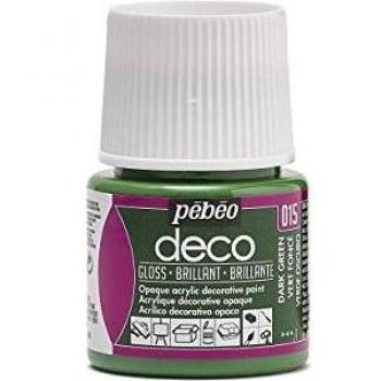 Pebeo Künstler- und Bastelfarbe Dunkelgrün – 45 ml Glänzend