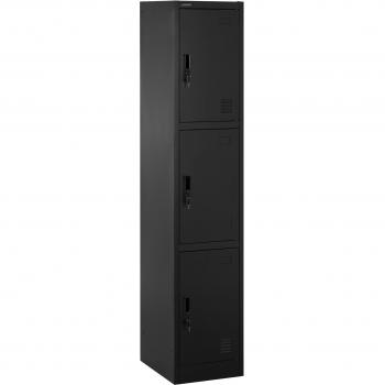 FROMM & STARCK Taquilla de metal - 3 compartimentos - cerradura - 60 kg