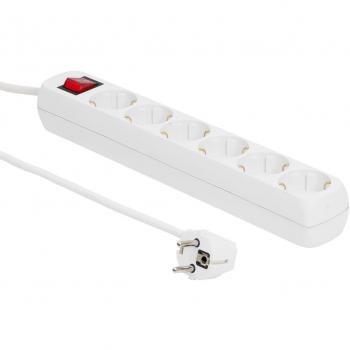 ProXtend 6-Outlet Schuko Power Strip 3M