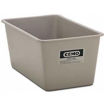 Conteneur rectangulaire 300 litres en PRV - gris