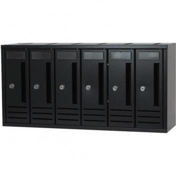 Cassetta Postale Antracite 6 Posti 62x18x30 cm