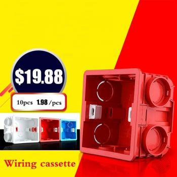 Caja Inferior 86 para Cableado Tricolor con Interruptor Integrado