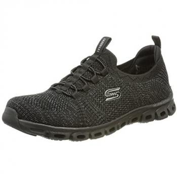 Skechers Women's Glide Step Grand Flash Slip-On Trainers - Black - Size 7