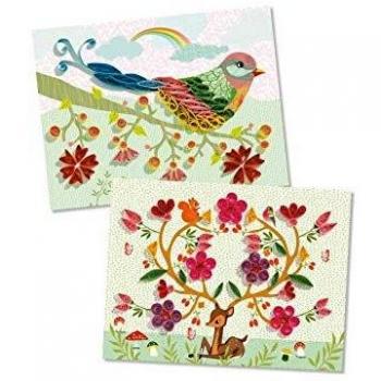 DJECO Saisons en colimaçons - Atelier quilling