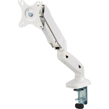 Elecom White VESA‑Arm für 17–32 Zoll Monitore – Lastgas‑sicher, 9 kg Kapazität