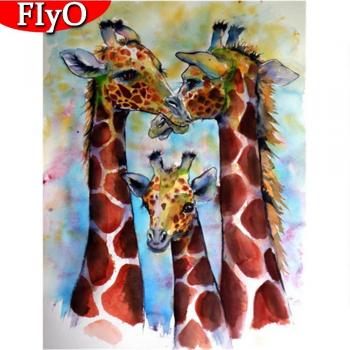 Giraffe 5D Diamantmalerei Kreuzstich 20X30CM