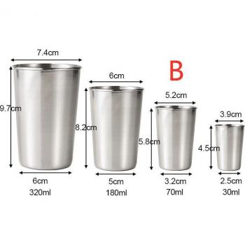 Portable Stainless Steel Drinkware Set