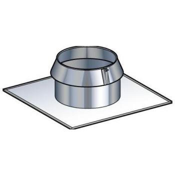 Solin toit plat SIO 180-230 Poujoulat Noir mat RAL 9019