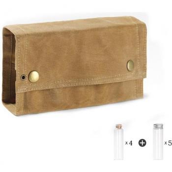 Bouteilles d'épices pour camping avec sac de toile étanche