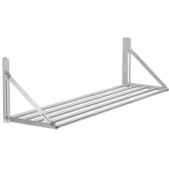 Piastra Mensola a Parete Mahlzeit 120×30 cm in Acciaio Inox Pieghevole