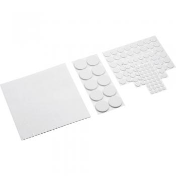 MEISTER Metafranc WU0281170 Feltro autoadesivo, rotondo Bianco 1 kit