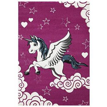 Tapis « Arc‑En-Ciel Fuchsia » – Tissé enfant, rectangle 160×230 cm