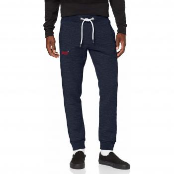 Jogger Superdry Orange Label Classic en bleu Midnight Blue Feeder V6T, taille 46 (X-Small) pour homme