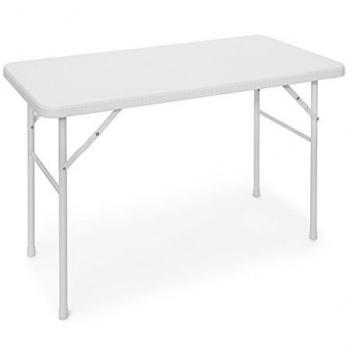 Relaxdays BASTIAN Rectangular Patio Table Folding Table 74 x 121.5 x 61 cm