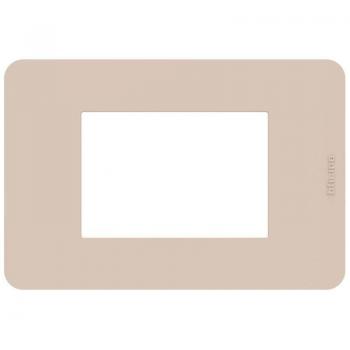 Placca Bticino MatixGO Tones 3 moduli ritual JA4803TR